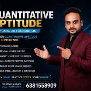 Quantitative Aptitude - CA/CMA Foundation
